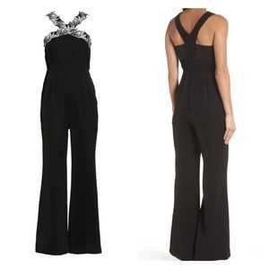 🌺New Anthropologie Foxiedox Silky Black Jumpsuit